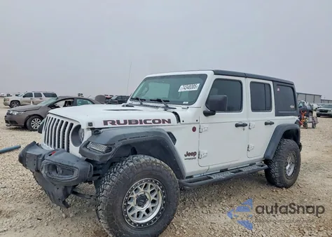 2021 Jeep Wrangler Unlimited Rubicon из США, поврежденный, VIN 1C4HJXFG6MW869086